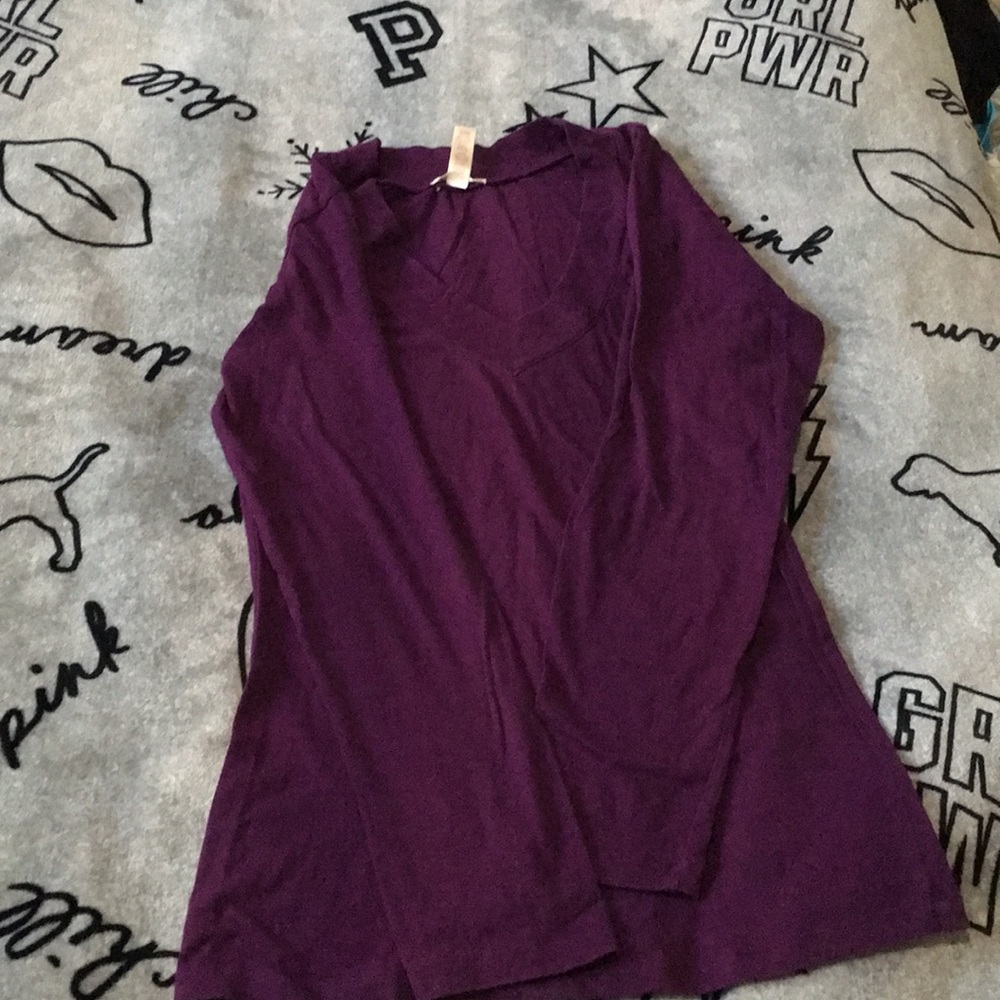Long sleeve Purple shirt